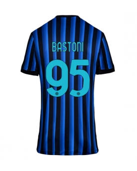 Billige Fotballdrakt Inter Milan Alessandro Bastoni #95 Replika Hjemmedrakt Dame 2025-26 Kortermet Billige Fotballdrakt Inter Milan Alessandro Bastoni #95 Replika Hjemmedrakt Dame 2025-26 Kortermet